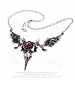 Masque of the Black Rose Necklace (P798)