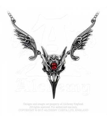 Masque Of The Black Rose Necklace (P798)