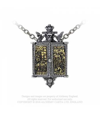 Balkan Triptych Icon Locket (P826)