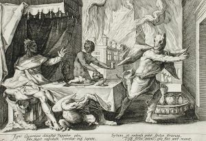 Lycaon Transformed into a Wolf. This file is in the public domain because it has been released by the Los Angeles County Museum of Art www.lacma.org with its "Public Domain High Resolution Image Available" mark.